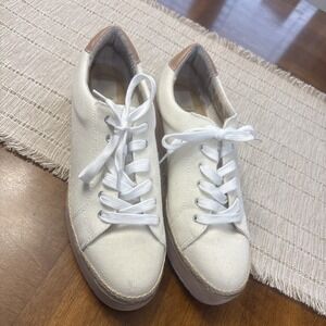 Women's Dolce Vita Tomas Rope Sneaker Off White Size 11 M